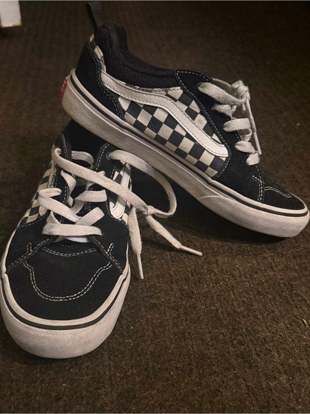 Vans | Filmore Old Skool Checkerboard Black & White Sneakers